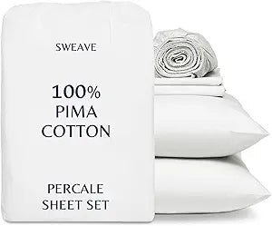Luxurious 100% Pima Cotton King Sheets for Ultimate Comfort