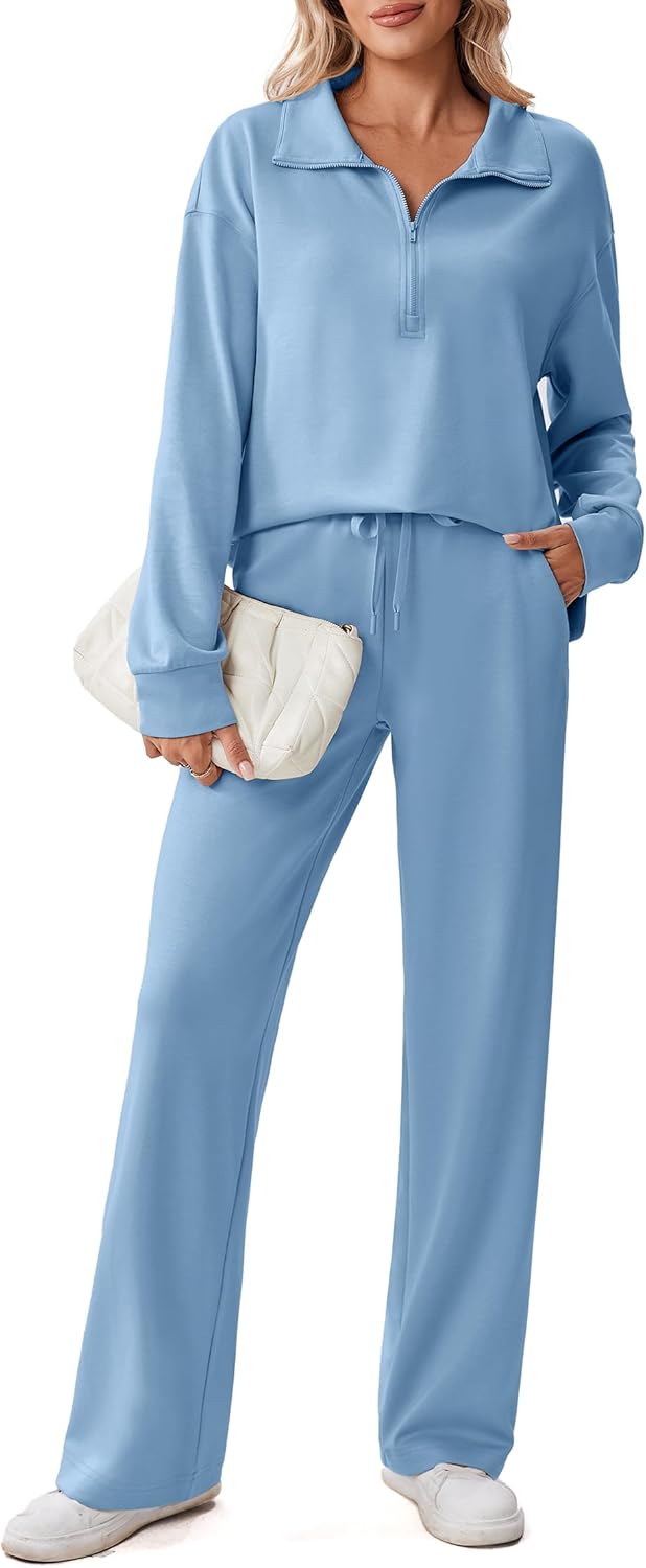 PINSPARK 2 Piece Sets for Women - Stylish Fall Tracksuit