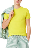 Lacoste Men's Short Sleeve T-Shirt in Soft Pima Jersey