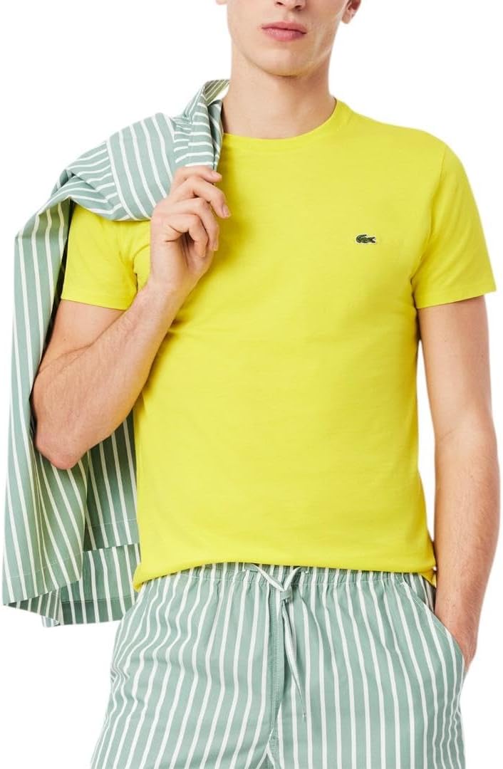 Lacoste Men's Short Sleeve Pima Jersey Crew Neck Tee Review