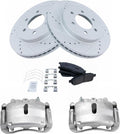 TRQ Front Performance Brake Pad & Rotor Kit - Direct Fit Upgrade