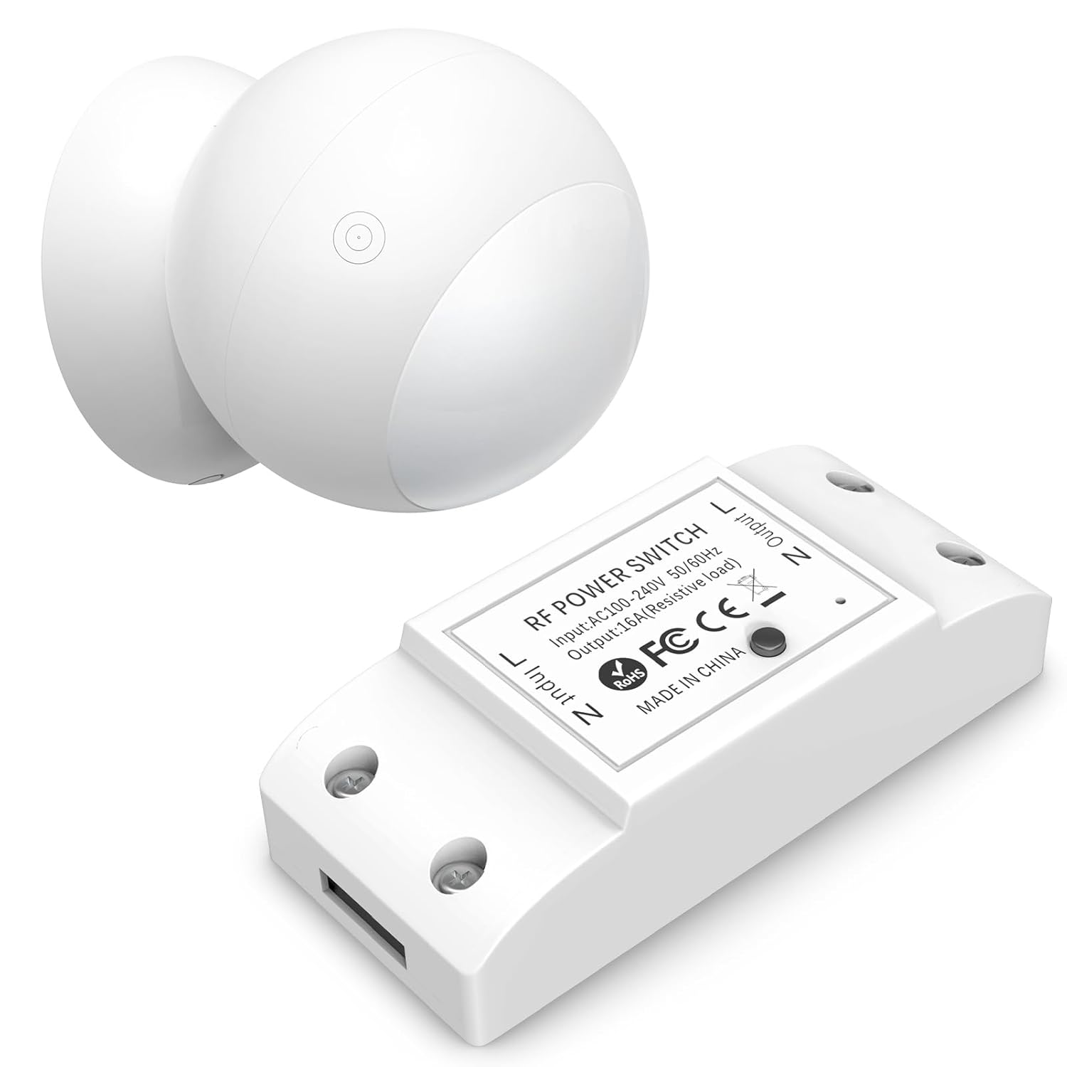 Wireless Motion Sensor Switch Kit for Lights & Exhaust Fans