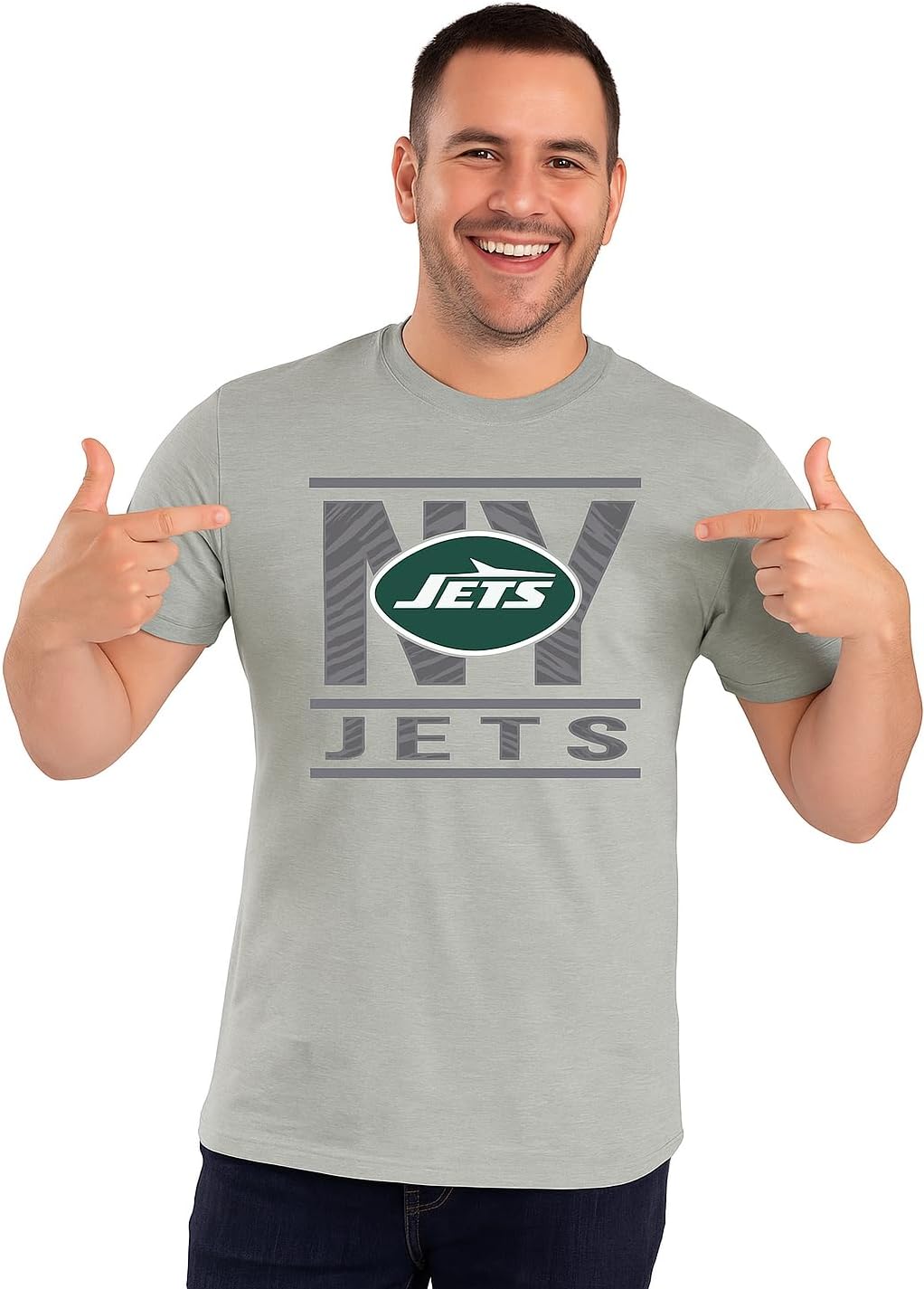 Zubaz NFL Men's Short Sleeve Team Graphic T-Shirt for Fans