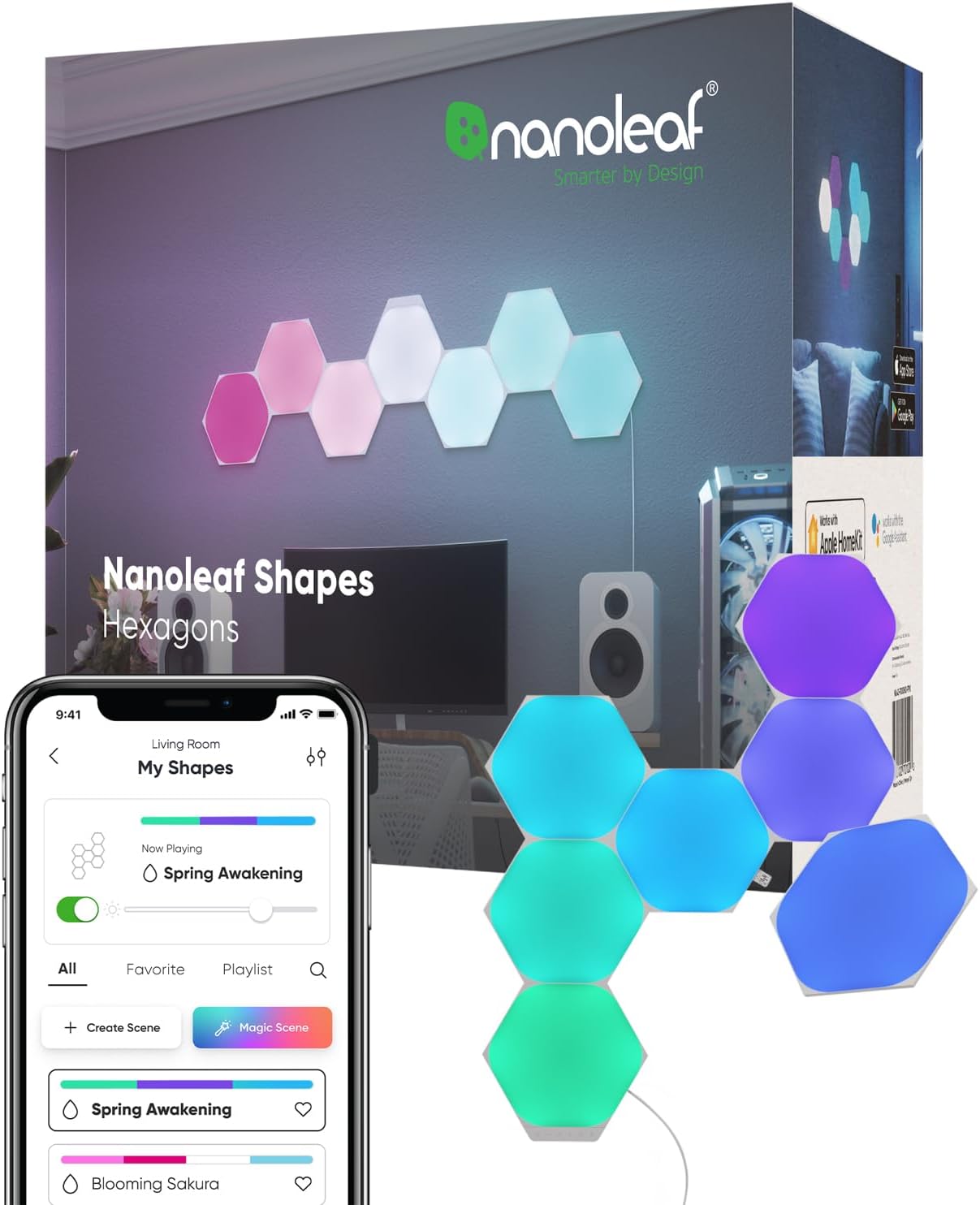 Nanoleaf Shapes LED Wall Lights for Stunning Home Decor