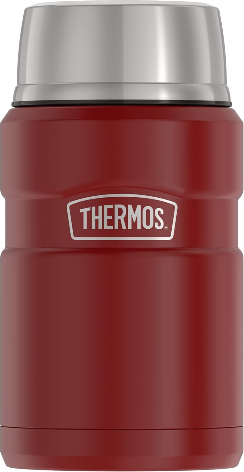 THERMOS Stainless King Vacuum-Insulated Food Jar, 24 Ounce