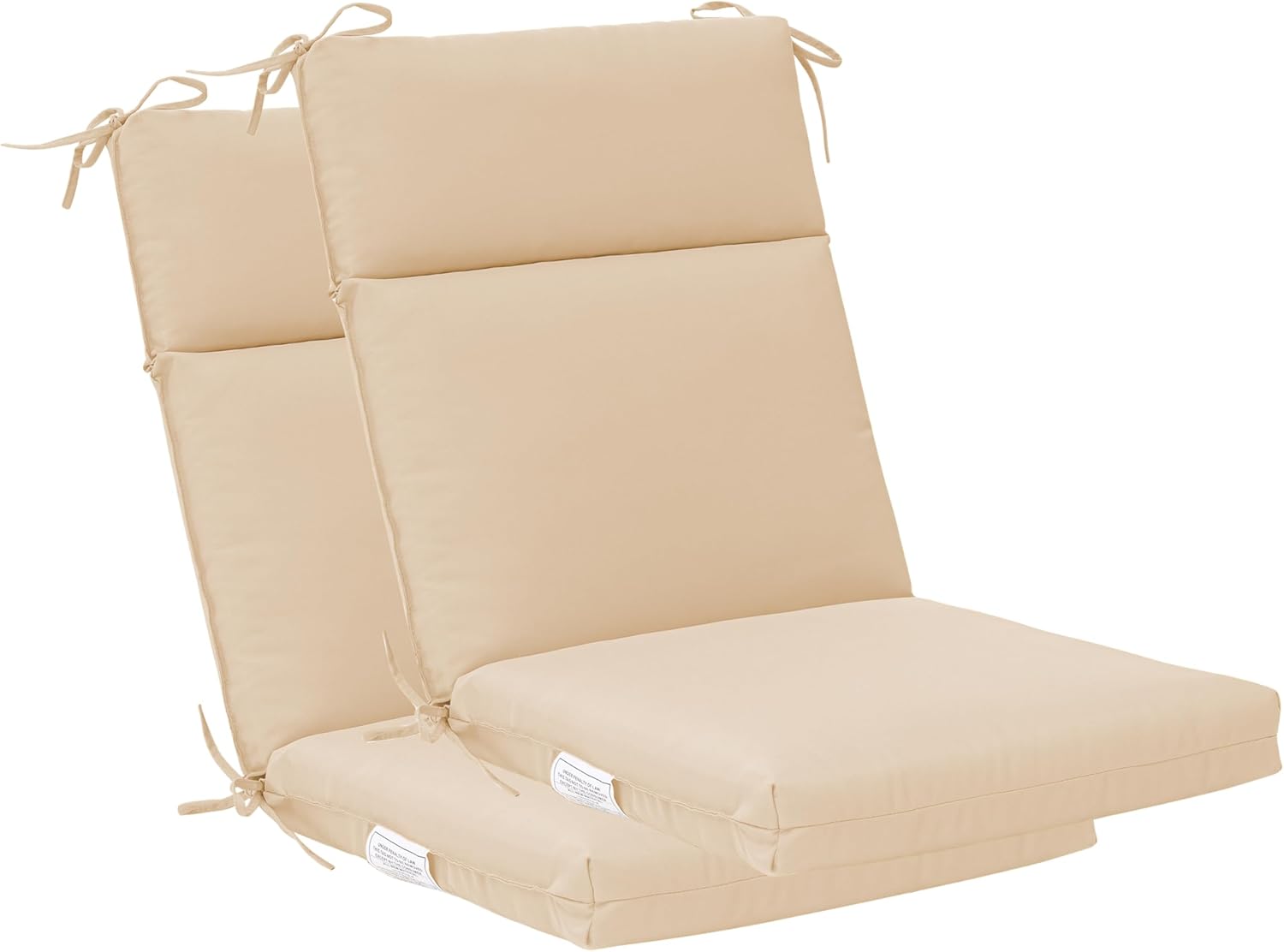 QILLOWAY Outdoor High Back Chair Cushion for Ultimate Comfort