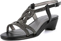 LONDON FOG Womens Macey Demi-Wedge Dress Sandals - Shimmery Originals