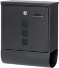 Locking Mailbox Wall Mount Large Capacity Mailbox - Secure Outdoor Box