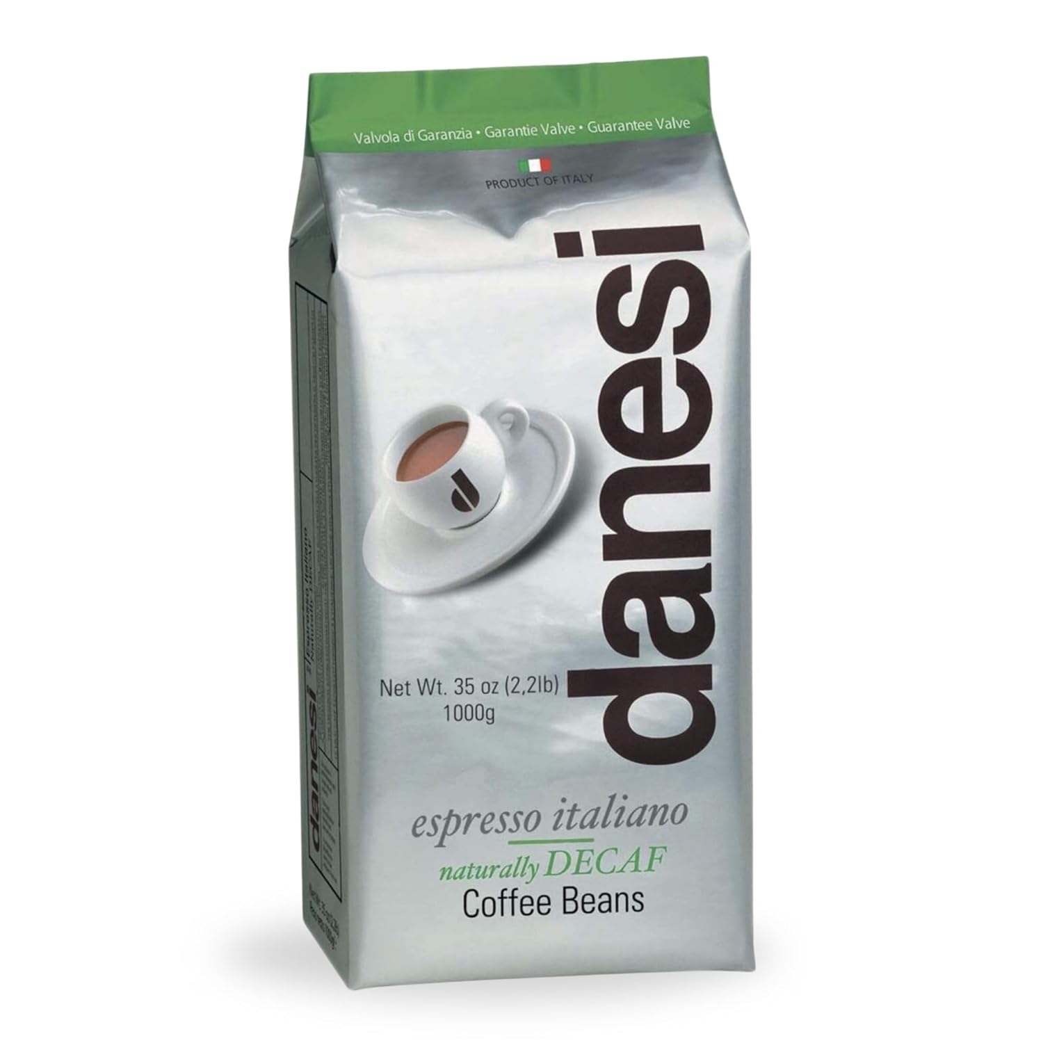 Danesi Caffe Decaf Whole Coffee Beans for Perfect Espresso