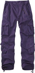 Women's Cotton Casual Military Cargo Combat Work Pants - 8 Pocket leg