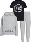 Boys 3 Piece Fleece Outfit Set Sizes 4-12 - Everyday Activewear