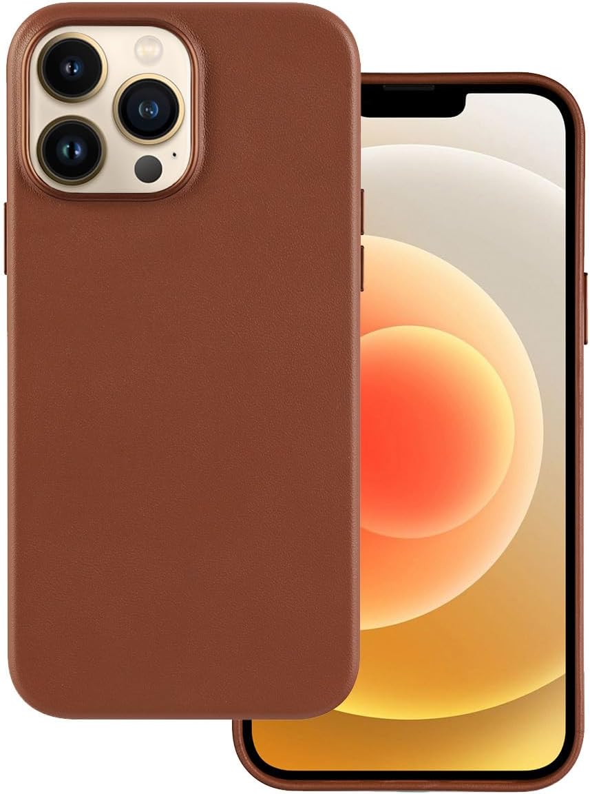 Italian Leather Case for iPhone 13 Pro Max with MagSafe Support