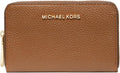 Michael Kors Jet Set Small Zip Around Card Case - Compact Leather in