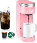 CHULUX Slim Single Serve Coffee Maker for K Pods - Compact 4in Width