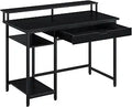 Rolanstar Computer Desk with Monitor Shelf and Drawer - 39in Home