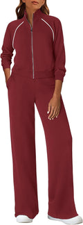 PRETTYGARDEN Womens 2 Piece Outfits Sweatsuits - Cozy Matching Set Top
