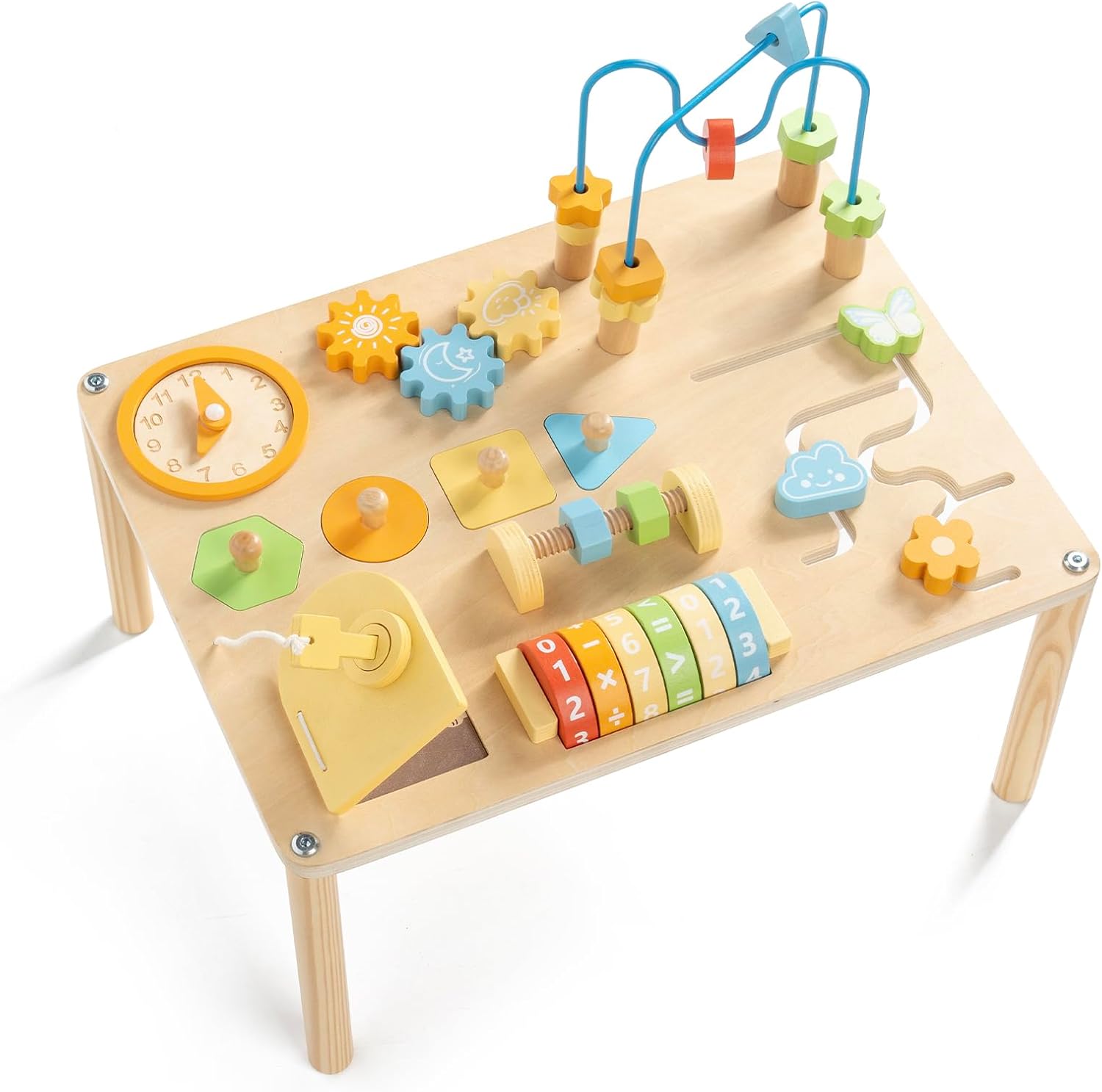 Activity Table for 1 Year Old - 8 in 1 Montessori Toys