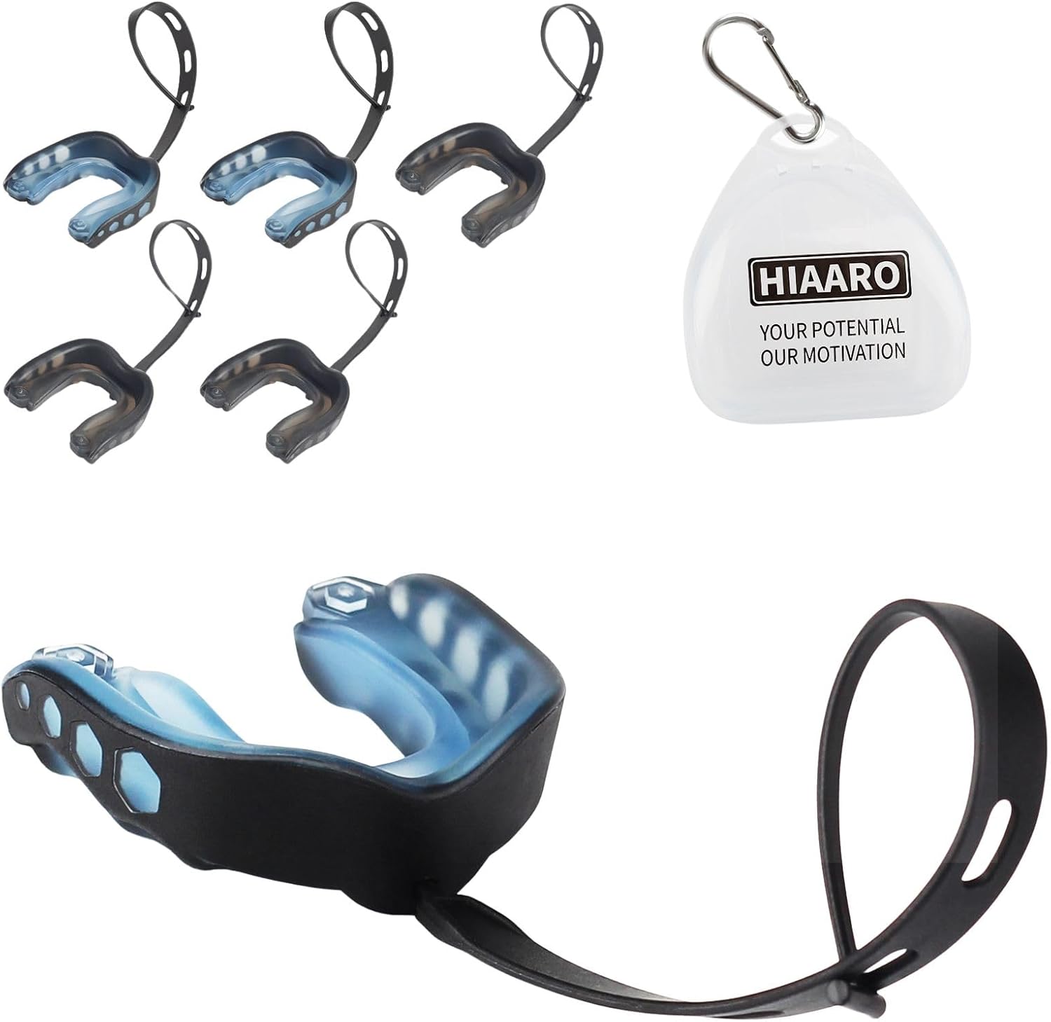 6-Pack Youth Sports Mouthguard Set - Max Protection!