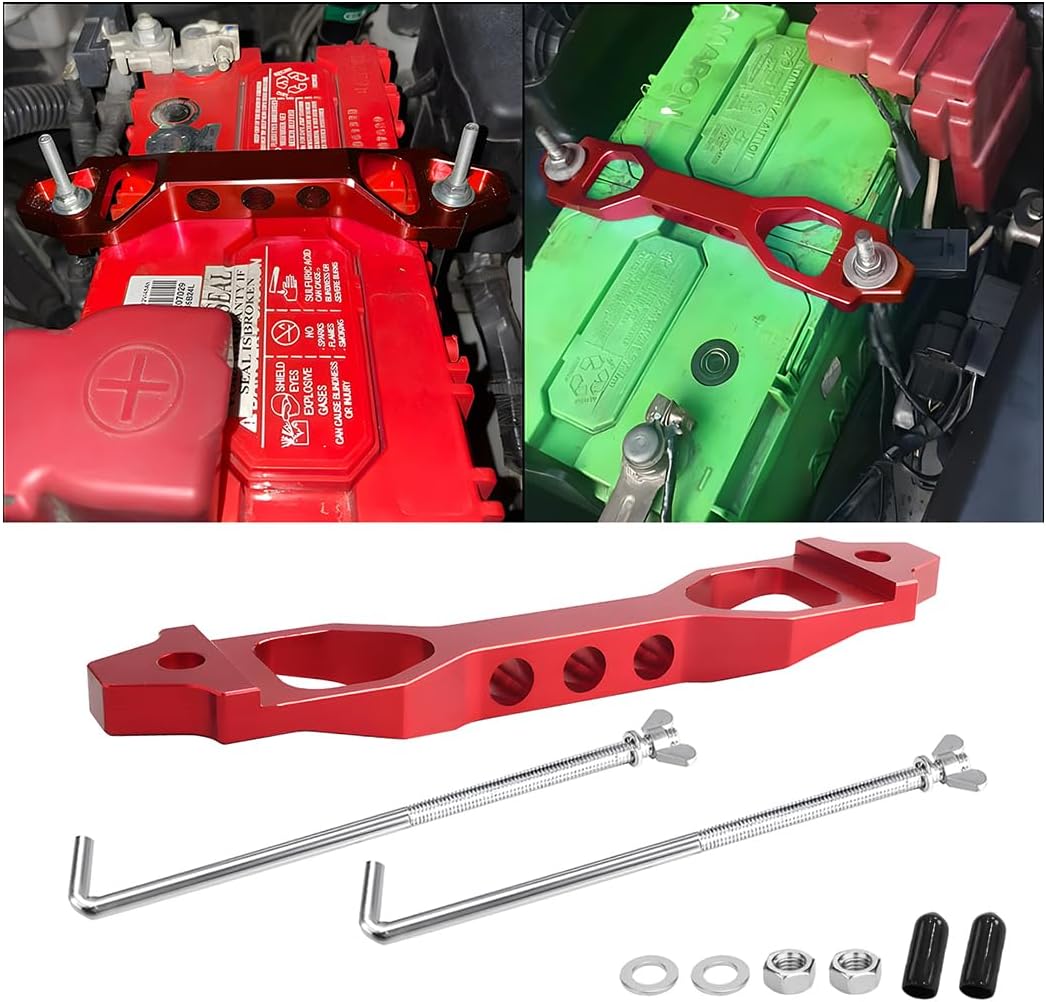 Billet Aluminum Battery Hold Down for Secure Automotive Fitment