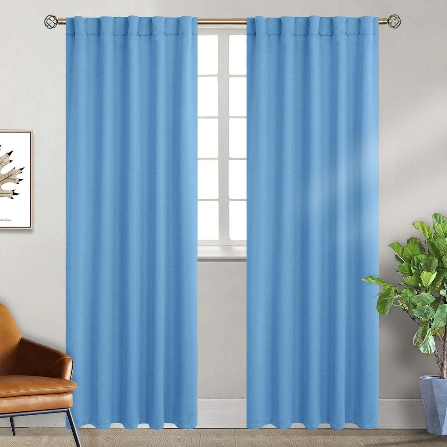 BGment Thermal Insulated Room Darkening Curtains for Bedroom