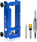 Door Hinge Jig Aluminum Alloy Mortise Template Kit - Precise Hinge
