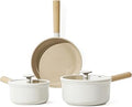 CAROTE Ceramic Nonstick Cookware Set 5pcs - Healthy, Induction Ready