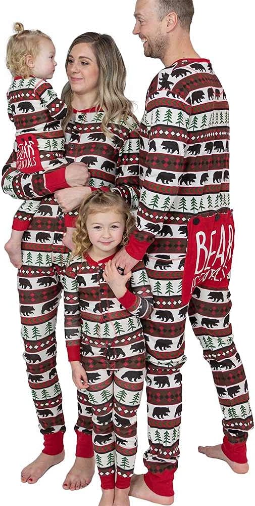 Lazy One Flapjacks Matching Christmas Pajamas for Family Fun