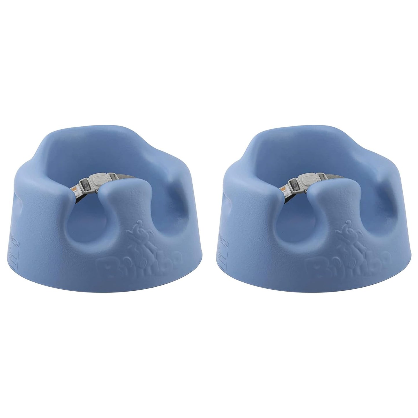 Bumbo Baby Floor Seat 2-Pack with Adjustable Harness in Blue