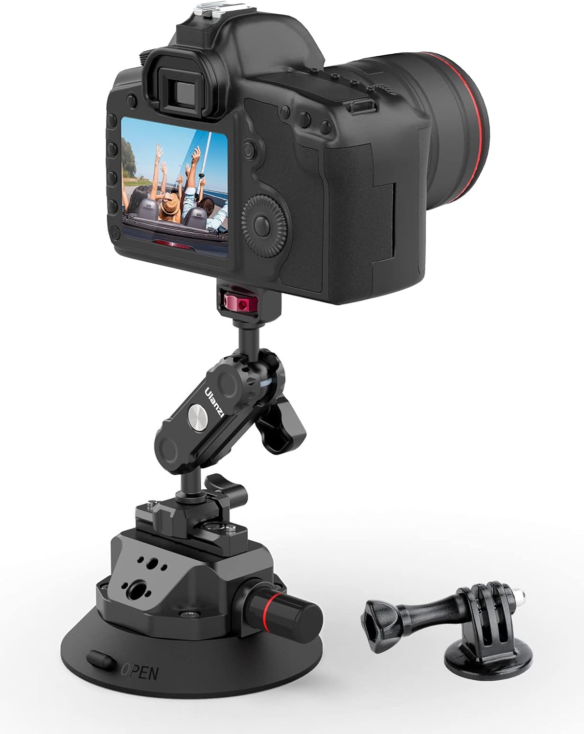 Secure Action Cam Mount - ULANZI SC-02 Pump Vacuum