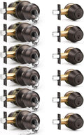 Entry Door Lockset with Single Cylinder Deadbolt and Keyed Alike - Oil