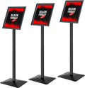 Heavy Duty Pedestal Sign Stand for Indoor and Outdoor Use