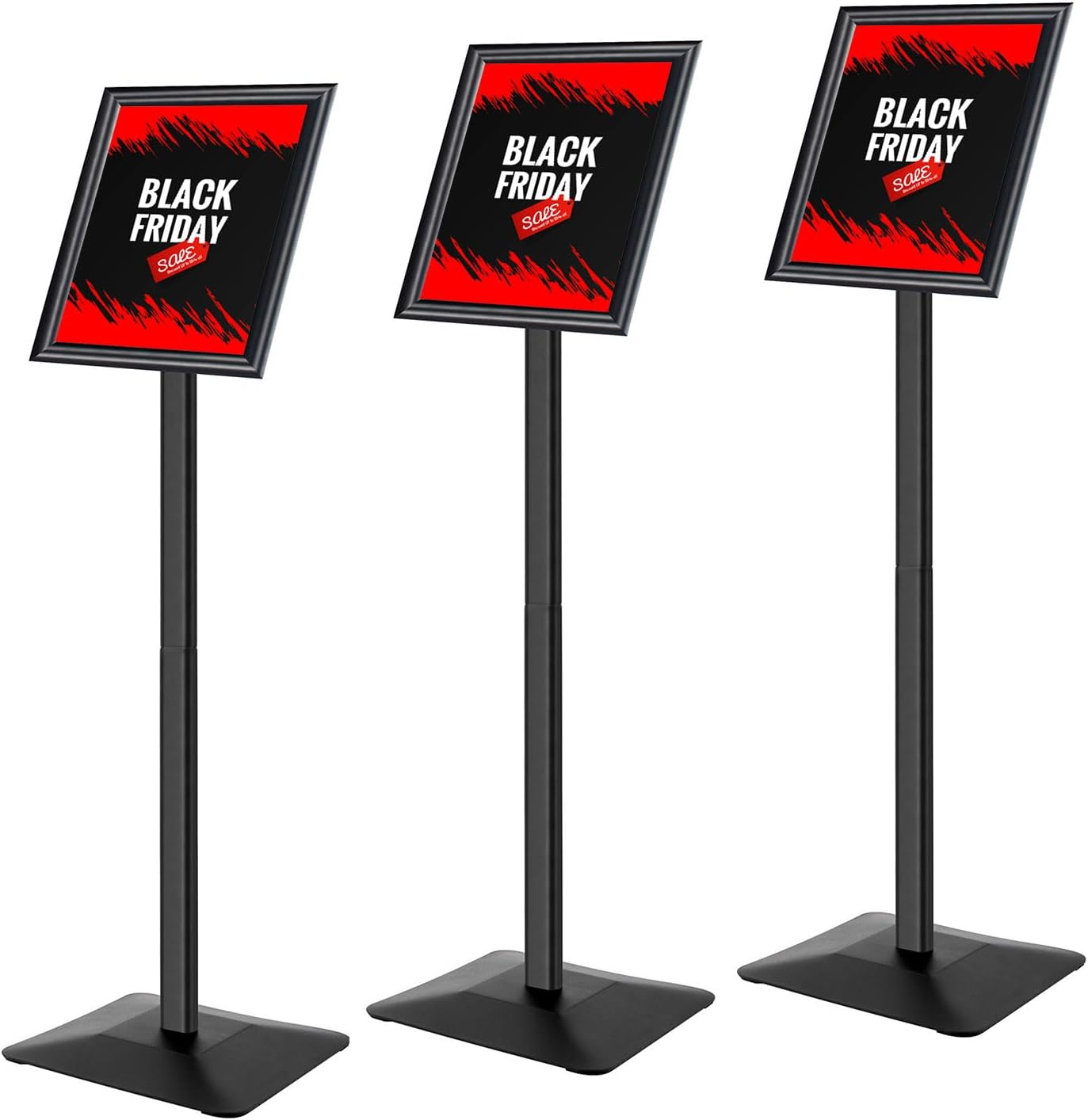 Heavy Duty Pedestal Sign Stand for Indoor and Outdoor Use