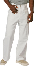 Plaid&Plain Men's Casual Style Baggy Jeans for Hip Hop Look