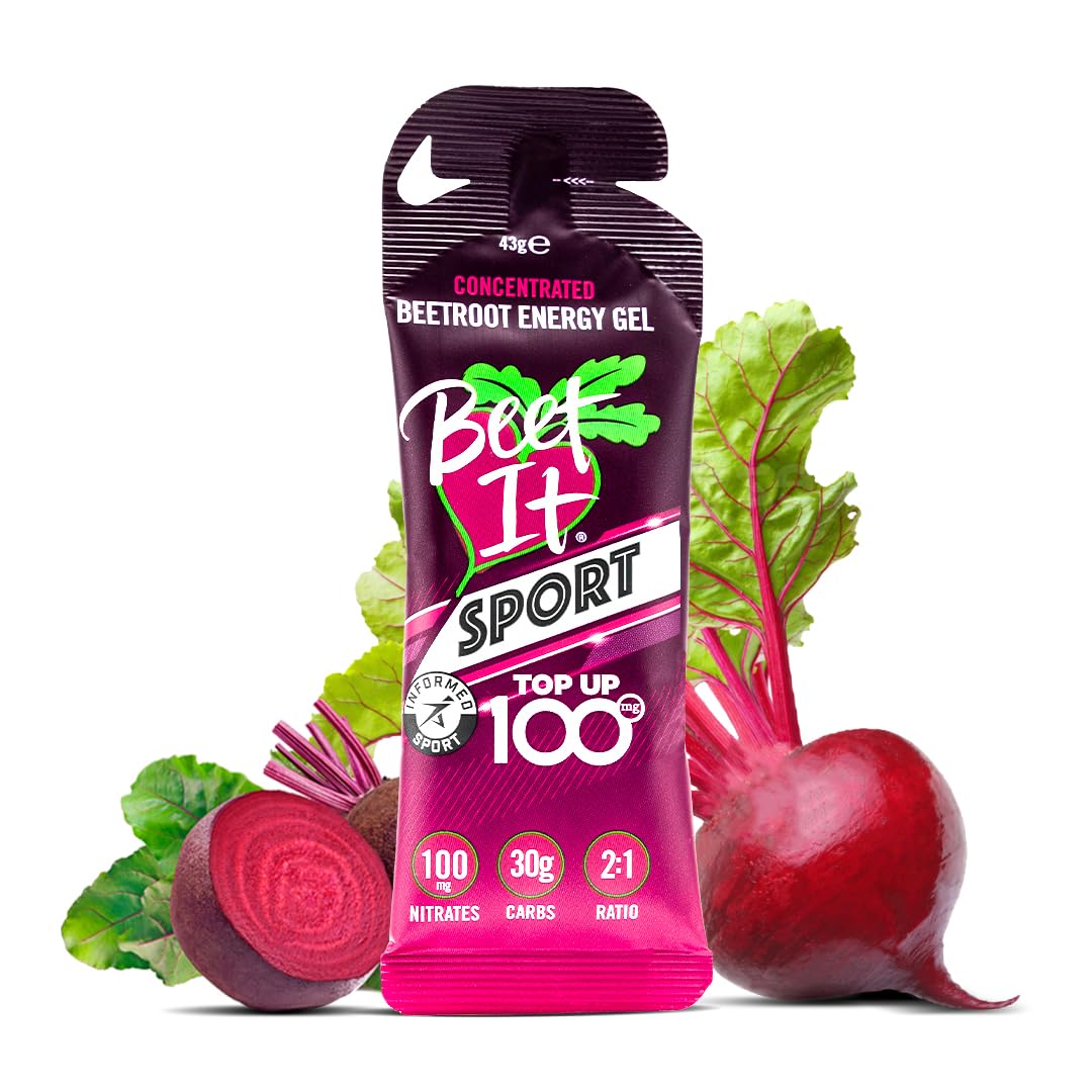 BEET IT Sport Natural Beetroot Running Gels for Endurance Boost