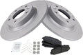 TRQ Rear Brake Pad & Rotor Kit Compatible with 2003-2005 Mazda 6