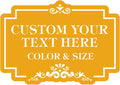 Custom Sign Outdoor Metal Personalized Outdoor Sign - Fade Resistant