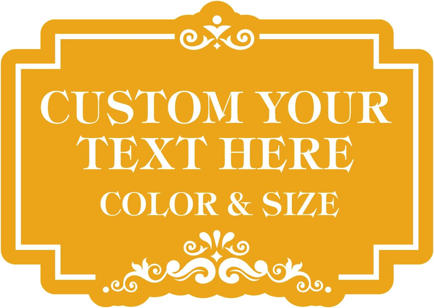 Custom Outdoor Metal Sign - Personalized for Home and Business