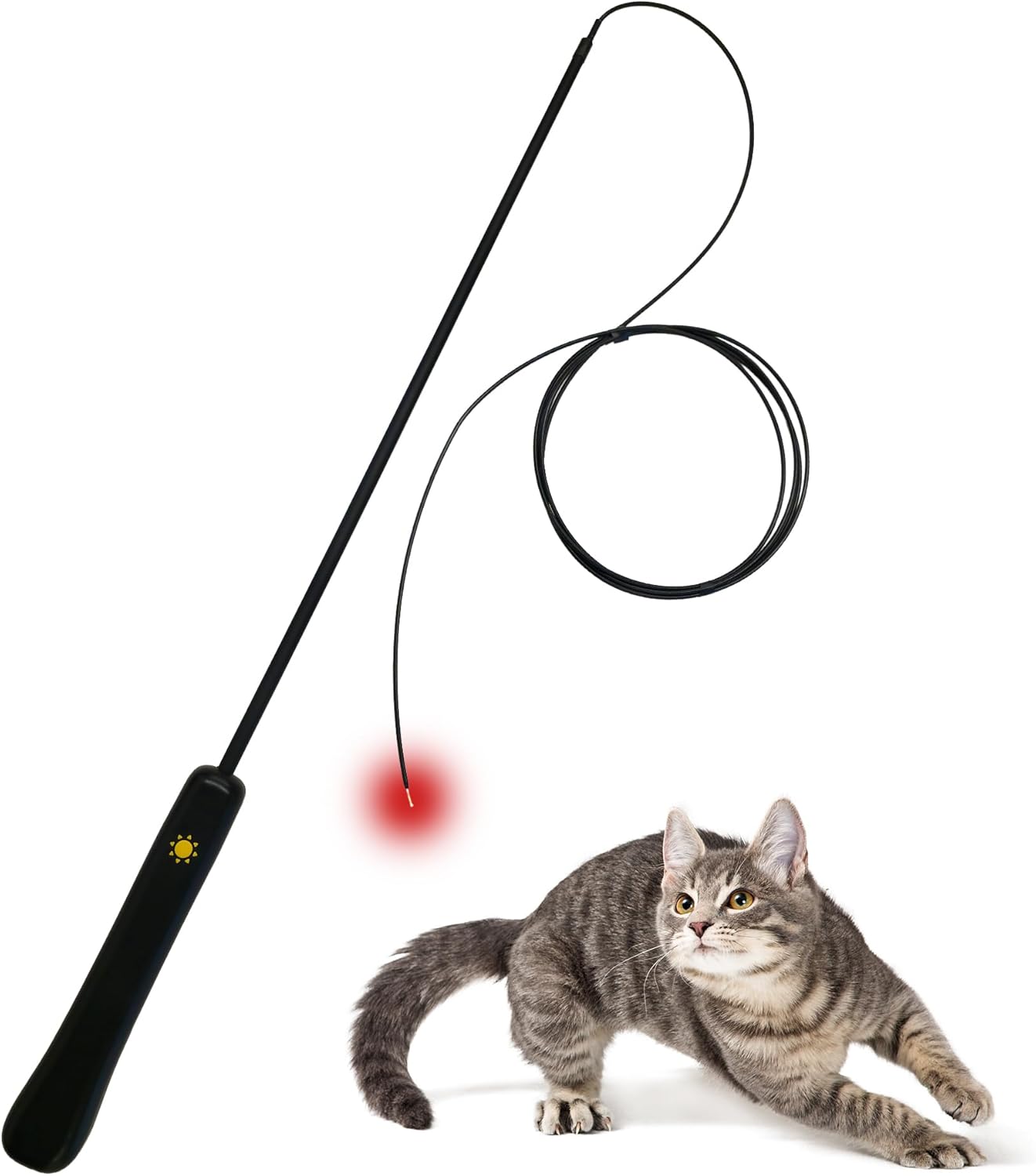 Lumiwhisker Cat Toys for Indoor Cats - Engaging LED Light Wand