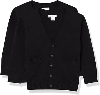 Unisex Kids' Uniform Cotton Cardigan Sweaters for Comfort