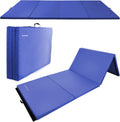 Folding Exercise Gymnastics Mat 4ftx8ftx2ft - Thick Portable Training