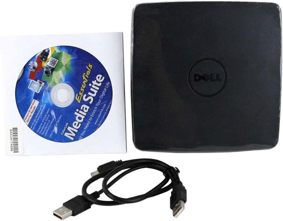 Dell External CD DVD Drive - Optimal Portability