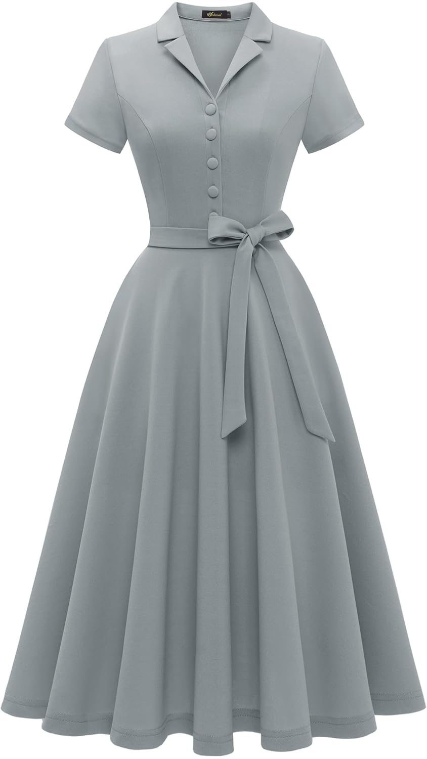 Wedtrend Women's Vintage Tea Dress for Cocktail and Casual Wear