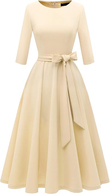 DRESSTELLS Vintage Cocktail Dress for Women, 1950s Style
