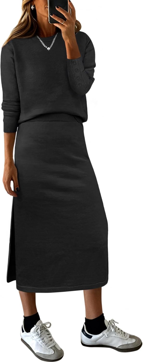 Stylish 2 Piece Skirt Sets for Women by ANRABESS - Fall Fashion