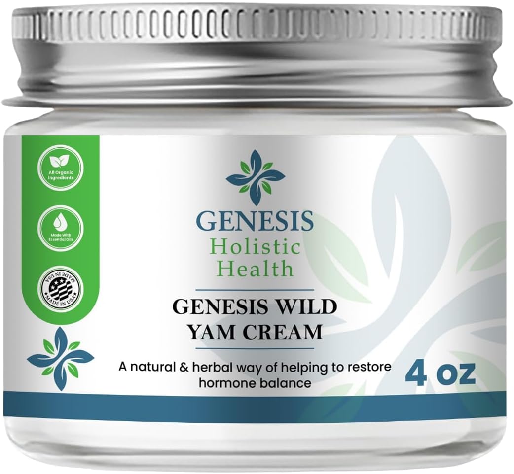 Genesis Wild Yam Root Cream for Women - Organic Hydration & Balance