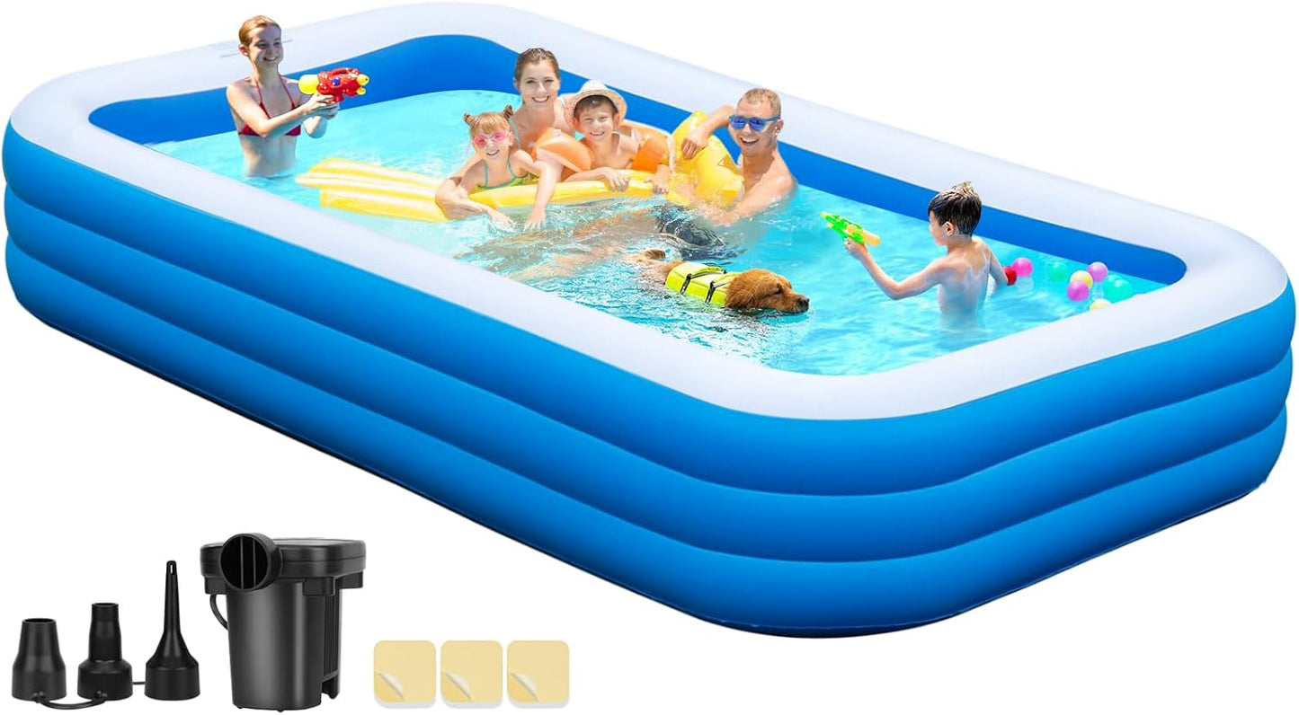Large Inflatable Pool for Family Fun and Summer Parties