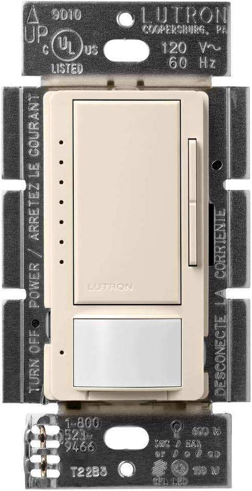 Lutron Maestro Motion Sensor Dimmer Switch for Home Lighting