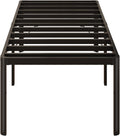 22 Inch High Twin XL Bed Frame with Rounded Corner Legs - Tall Storage