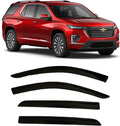2018-2023 Tape-On Rain Guards for Chevrolet Traverse - Tinted Visors
