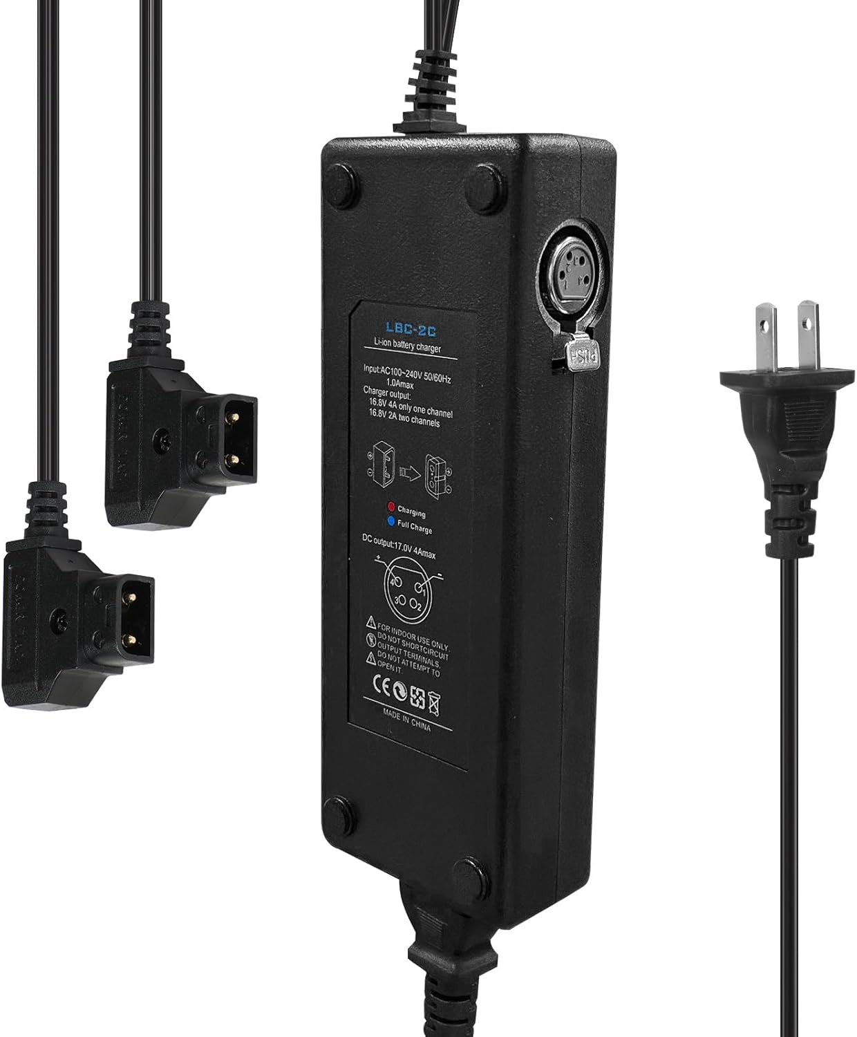 Moman TAP2C Dual D-Tap Charger for V-Mount and Gold-Mount Batteries